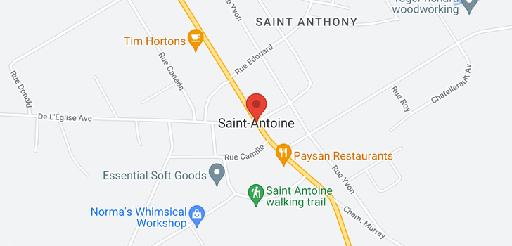 map of 1103 Haute Saint Antoine